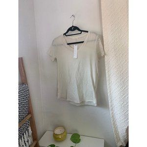 NWT VICI Super lush soft tee tshirt cream off white